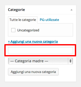 wp 3.8 aggiungi nuovo articolo nuova categorie