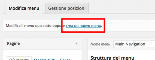 wp 3 8 1 gestione menu creazione menus