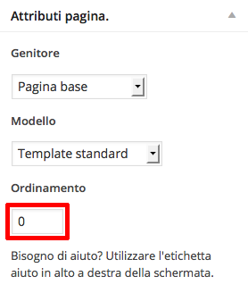 wp 3.8 pagina opzioni pagina